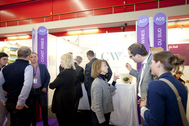 Place for business at World Bulk Wine Exhibition