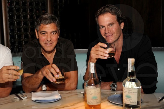 George Clooney, his tequila and co-founder Rande Gerber
