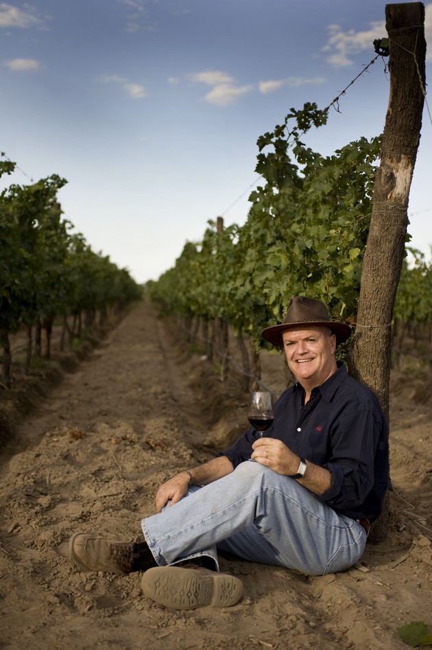 David Smith in his Consulta vineyard