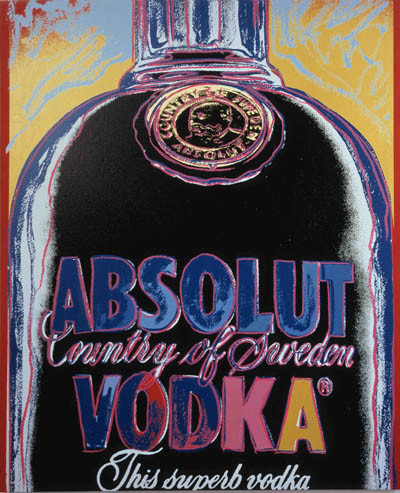 Andy Warhol Original Absolut Vodka